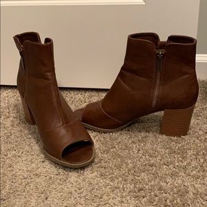 Open Toe Booties